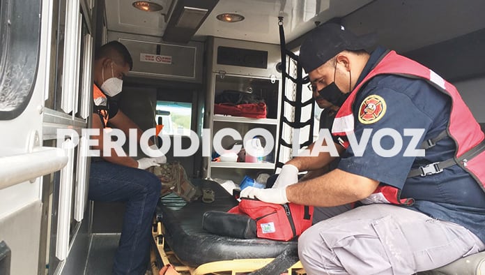 Se sale de la carretera y acaba con crisis nerviosa