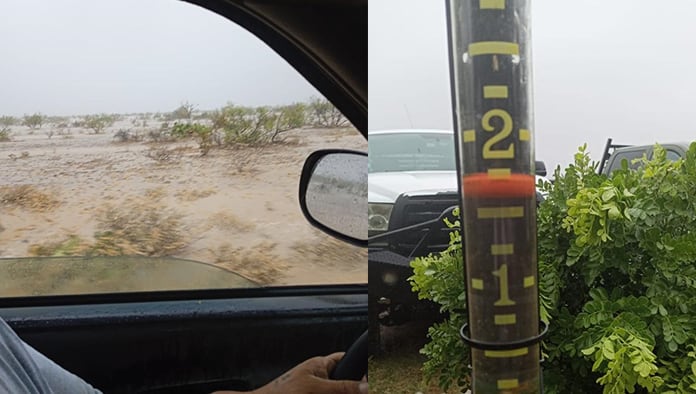 Lluvias azotaron los ranchos de los ganaderos.