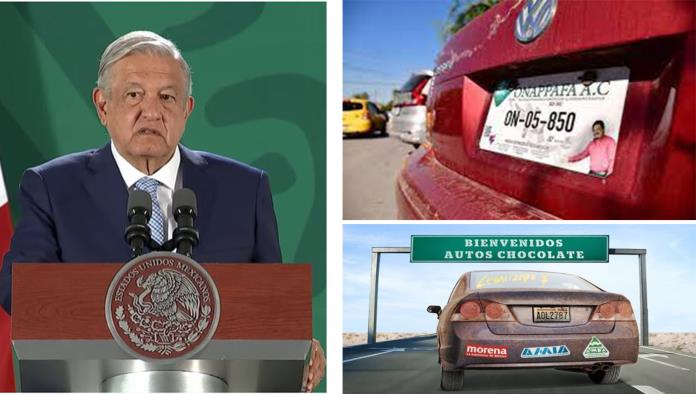 Promete AMLO instalar más módulos para regularizar carros “chocolate”