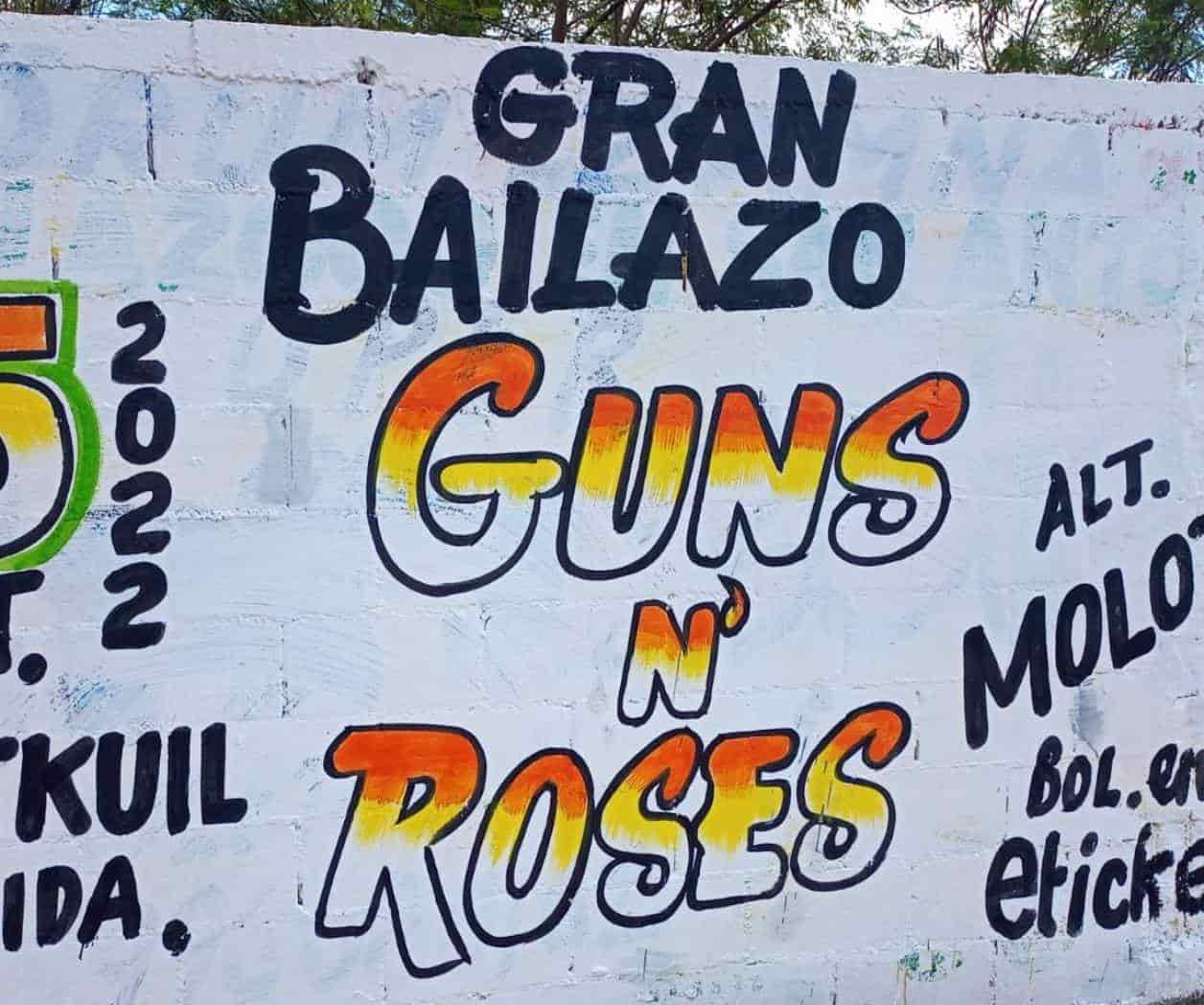 Guns N’ Roses reacciona a barda que promocionaba su concierto