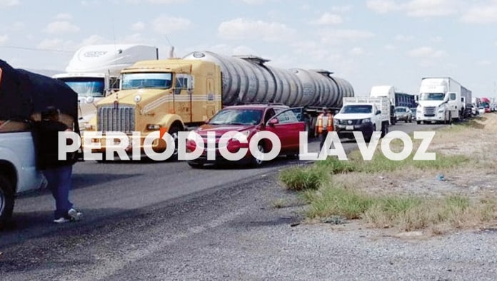 Causa alarma pipa sobre la carretera 57