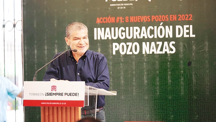 Inaugura MARS pozo de agua
