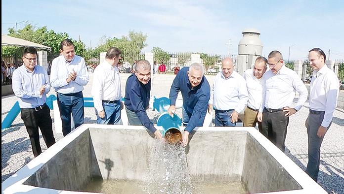 Inaugura MARS pozo de agua