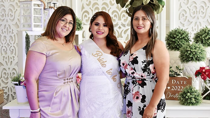 Valeria rumbo al altar