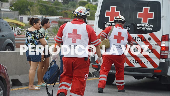 Se ensartan 4 autos en carambola