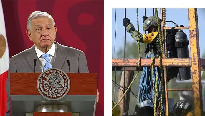 Primero el rescate de cuerpos y pago de indemnización; después el memorial: AMLO