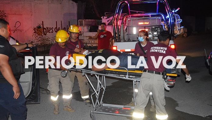 Potente choque deja un lesionado