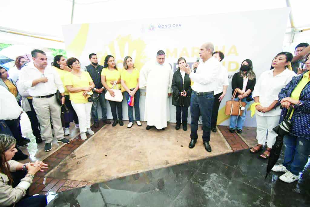 Marcha Monclova por la vida