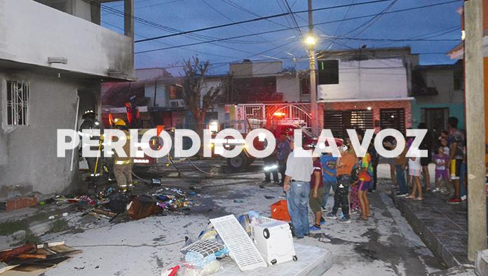 Incendio consume vivienda completa