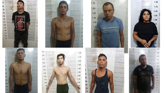 Los delincuentes fueron asegurados luego de un operativo coordinado entre la Policía Municipal y la AIC.