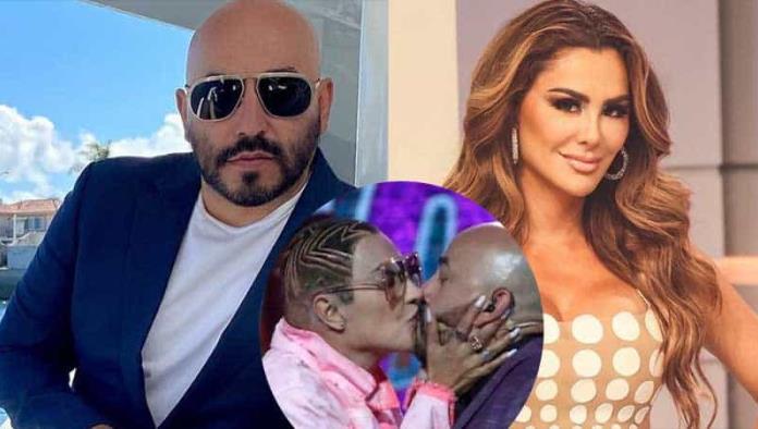 Ninel Conde y Lupillo Rivera protagonizan tremendo beso en la boca