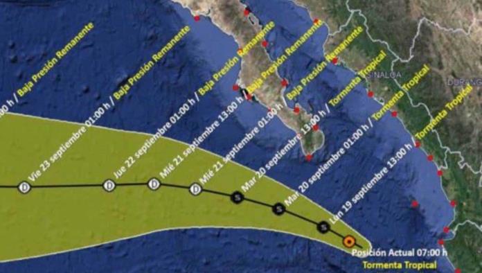 Tormenta tropical ‘Madeline’ se aleja de México