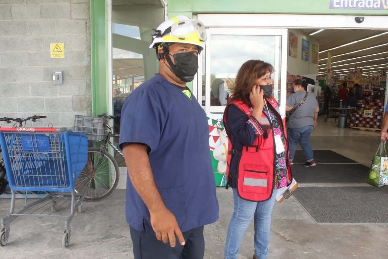 San Buenaventura | Exitoso simulacro en Súper Gutiérrez