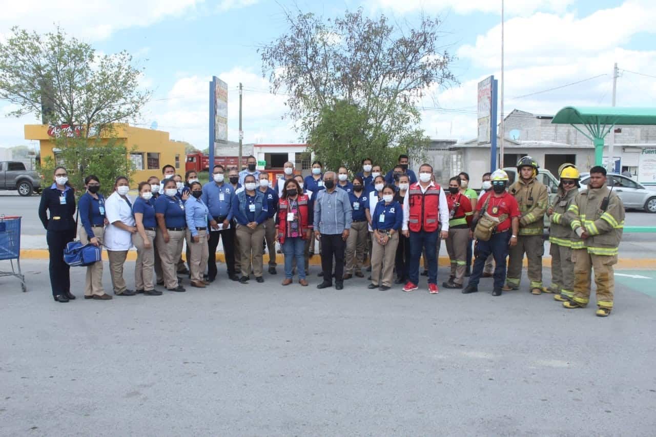 San Buenaventura | Exitoso simulacro en Súper Gutiérrez