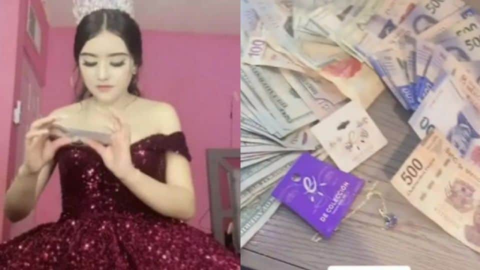 Le regalan 11 mil pesos en su fiesta de XV y se le hace poco