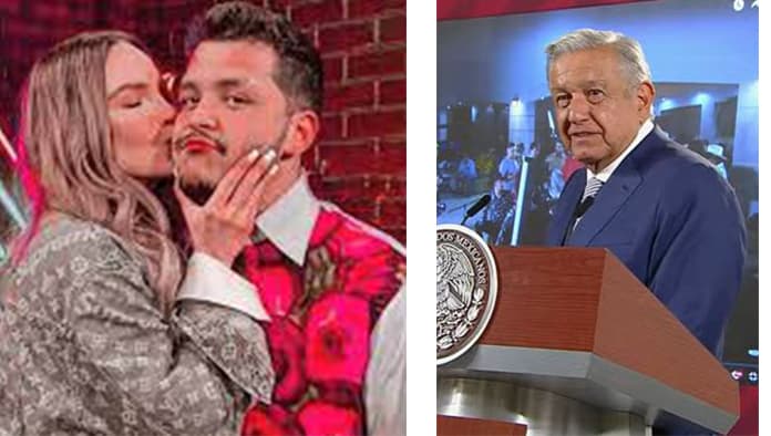 ¿Reunirá AMLO a Belinda y Christian Nodal?