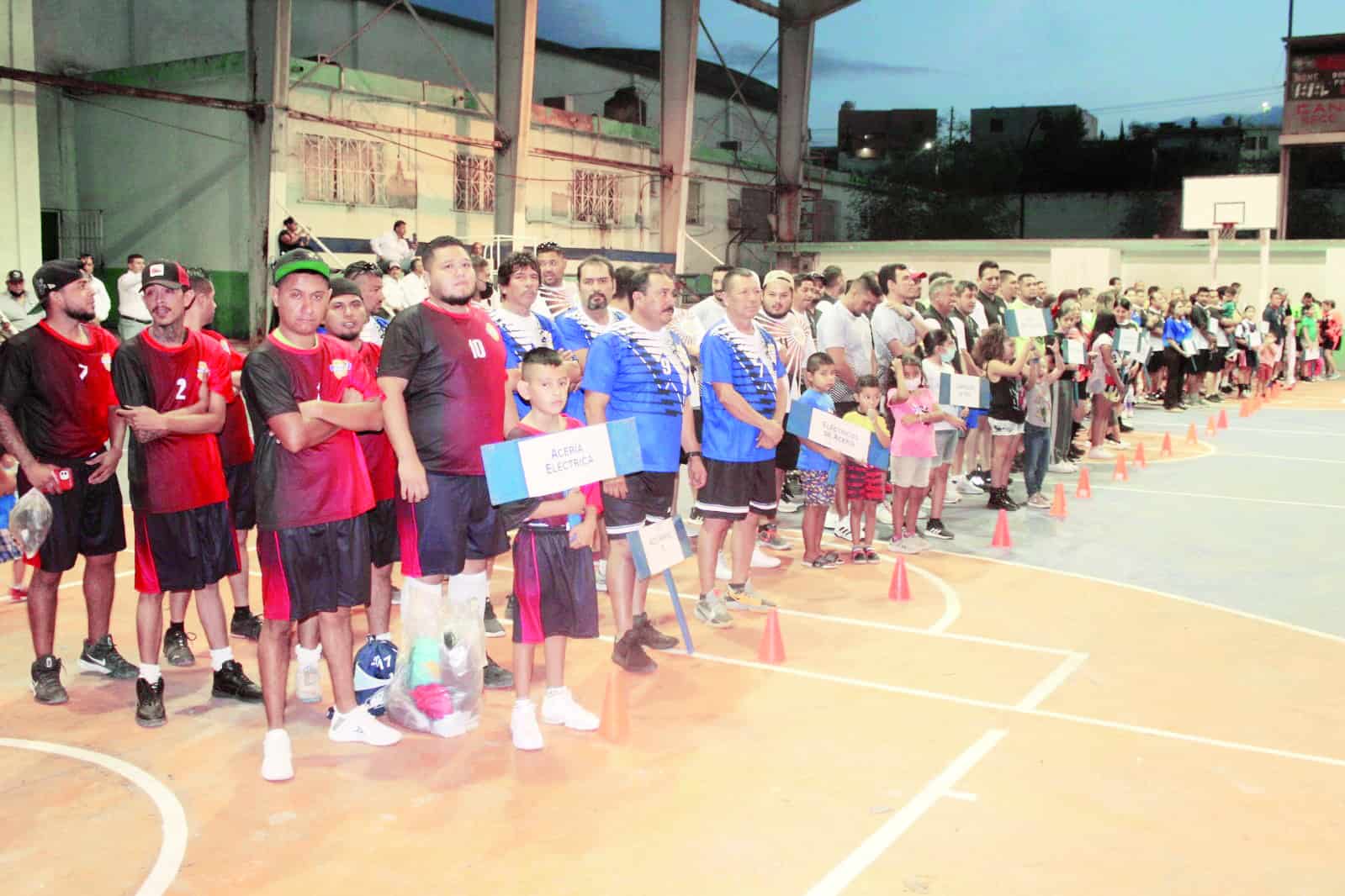 Inauguran Volibol departamental de AHMSA