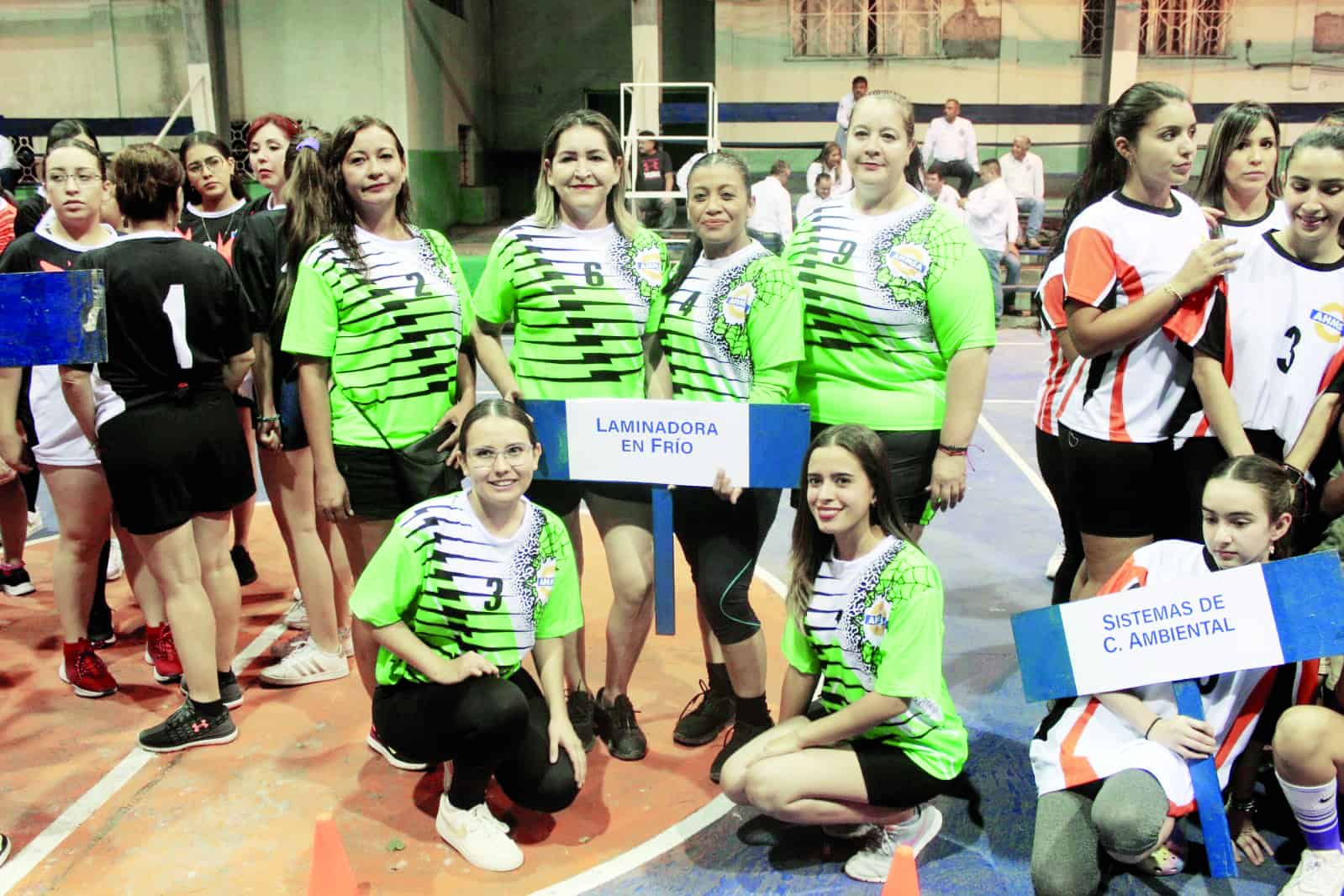 Inauguran Volibol departamental de AHMSA