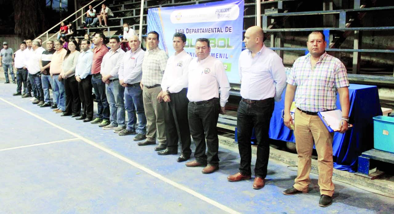 Inauguran Volibol departamental de AHMSA