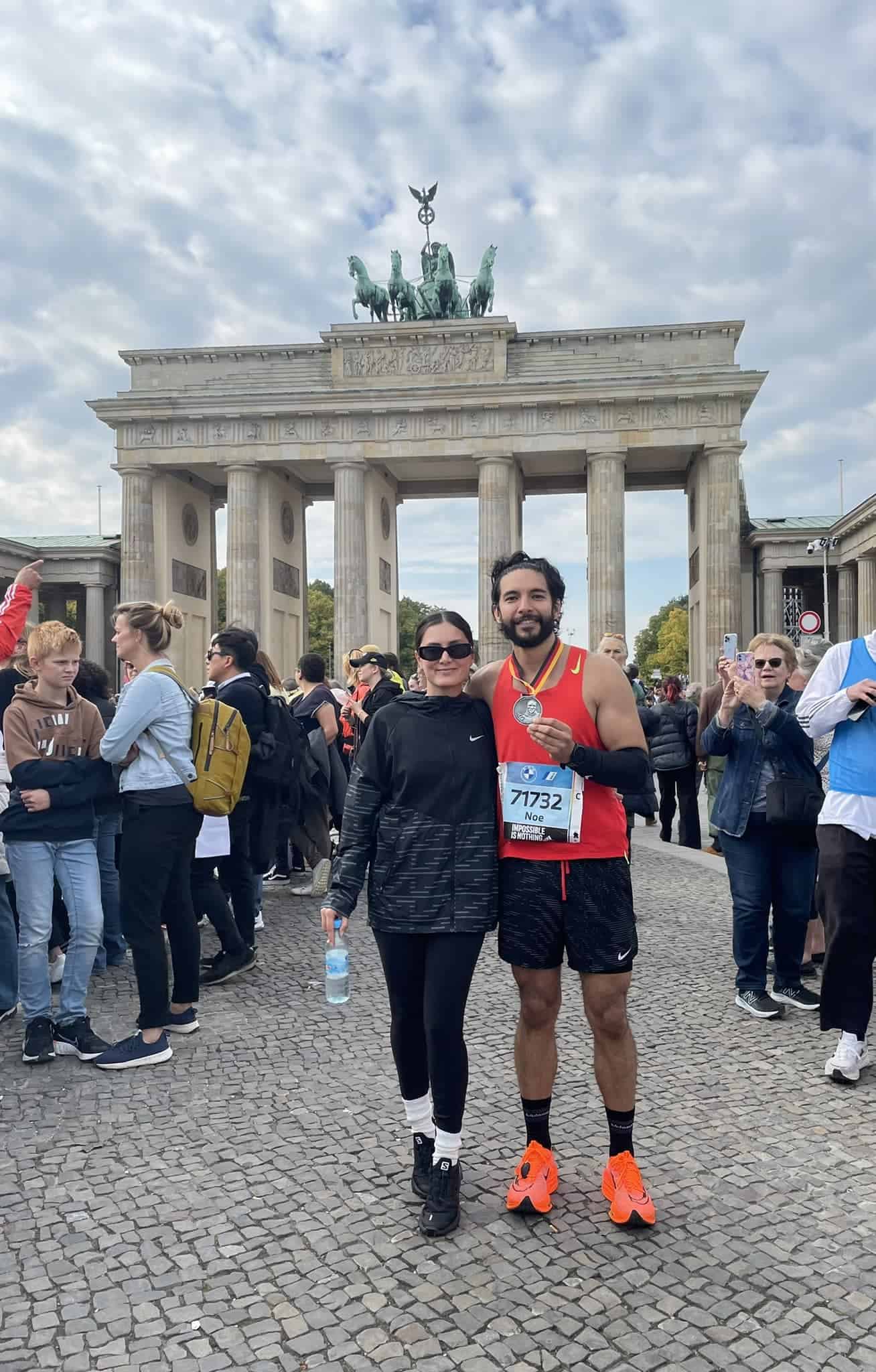 Arriba ciudad Frontera; Noé Zamora Asís ¡lucen en Maratón de Berlín!