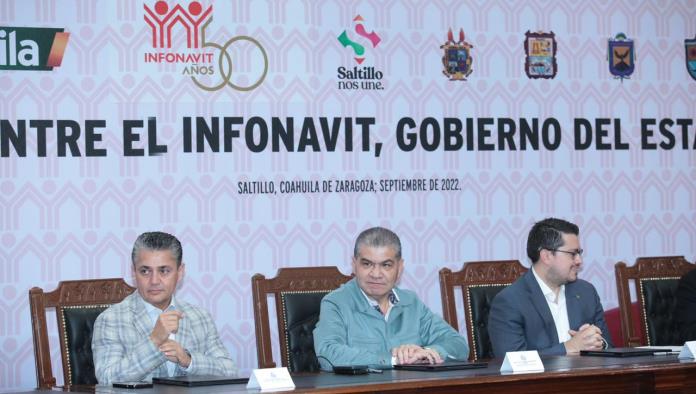 Firman convenio Coahuila e Infonavit