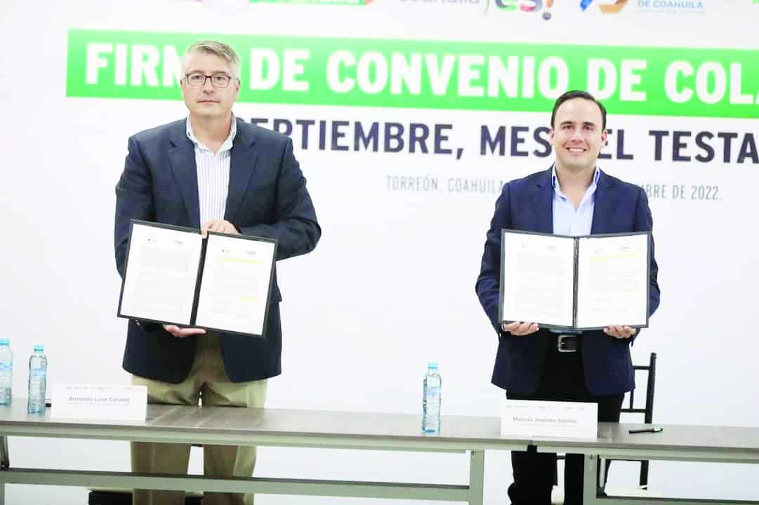 Promueve Manolo Testamento gratis