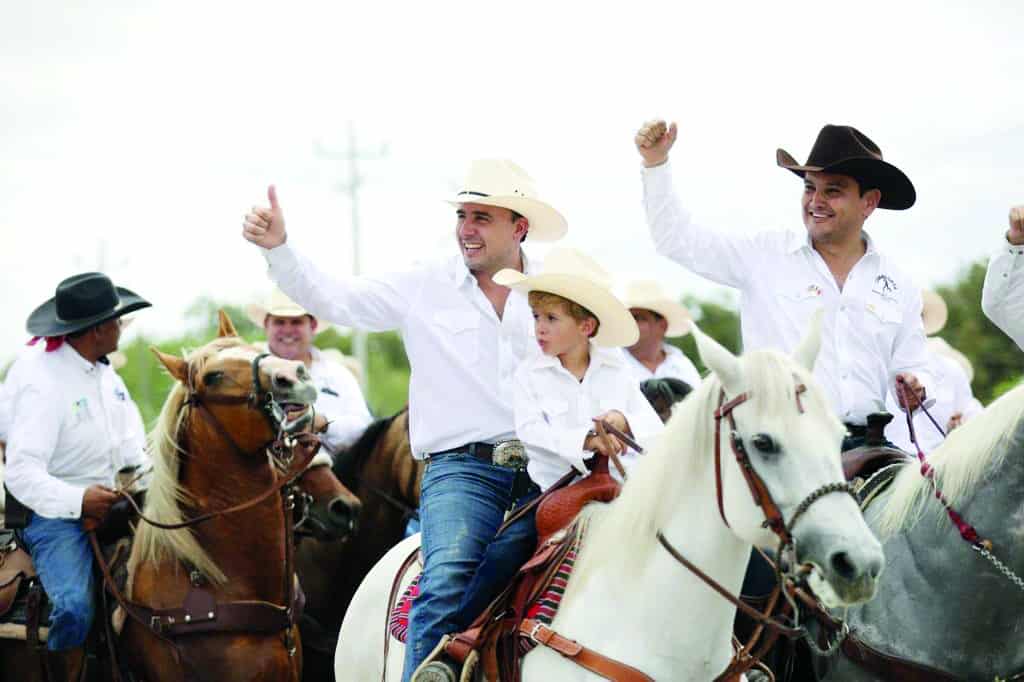 “Un éxito la cabalgata en Allende”, Manolo