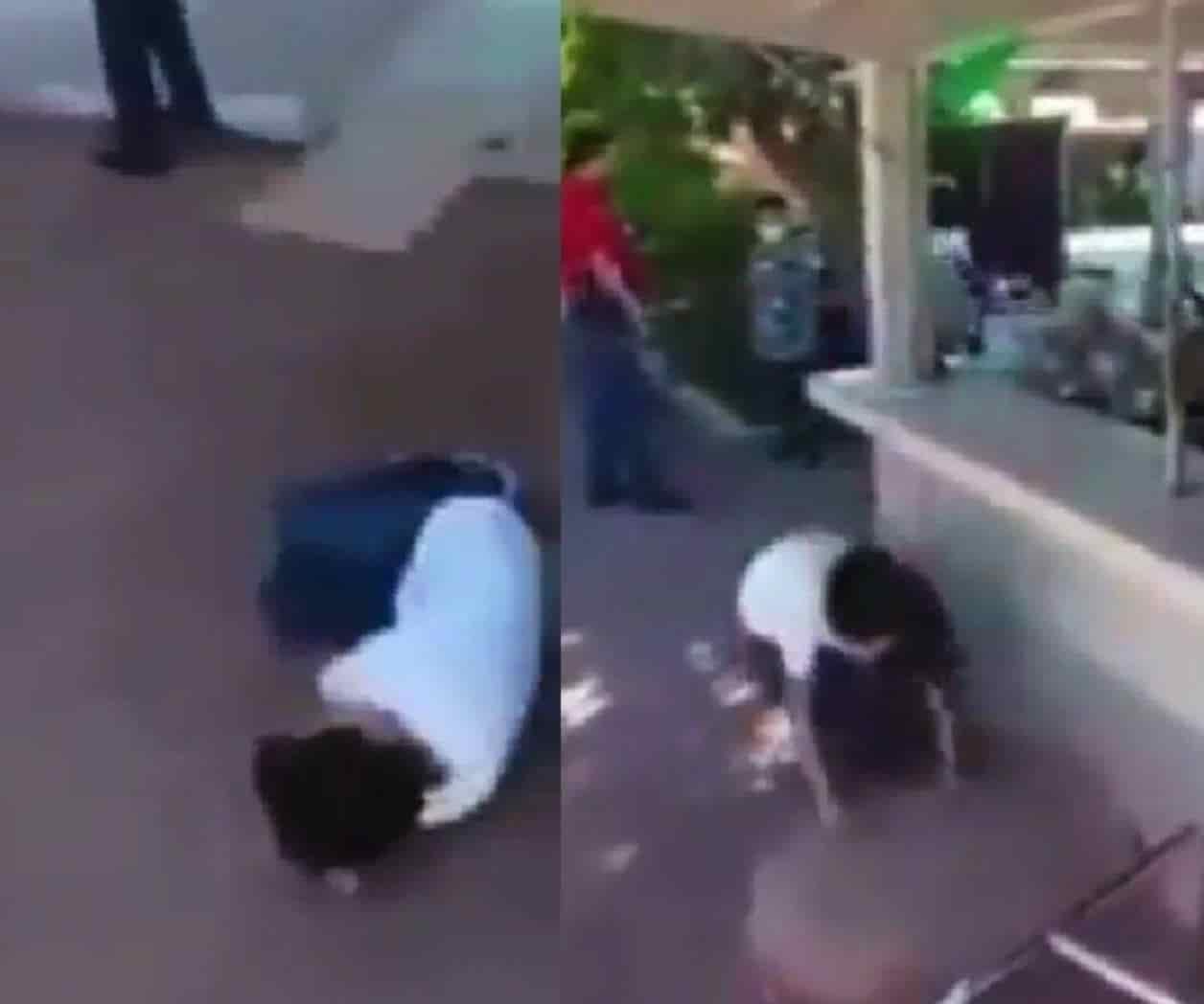 Triste realidad: Realizan simulacro de balacera en primaria de Guaymas