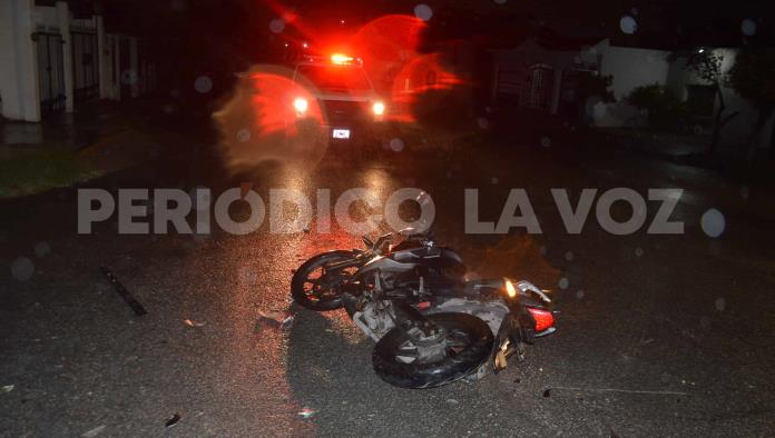 Impacta amotociclista