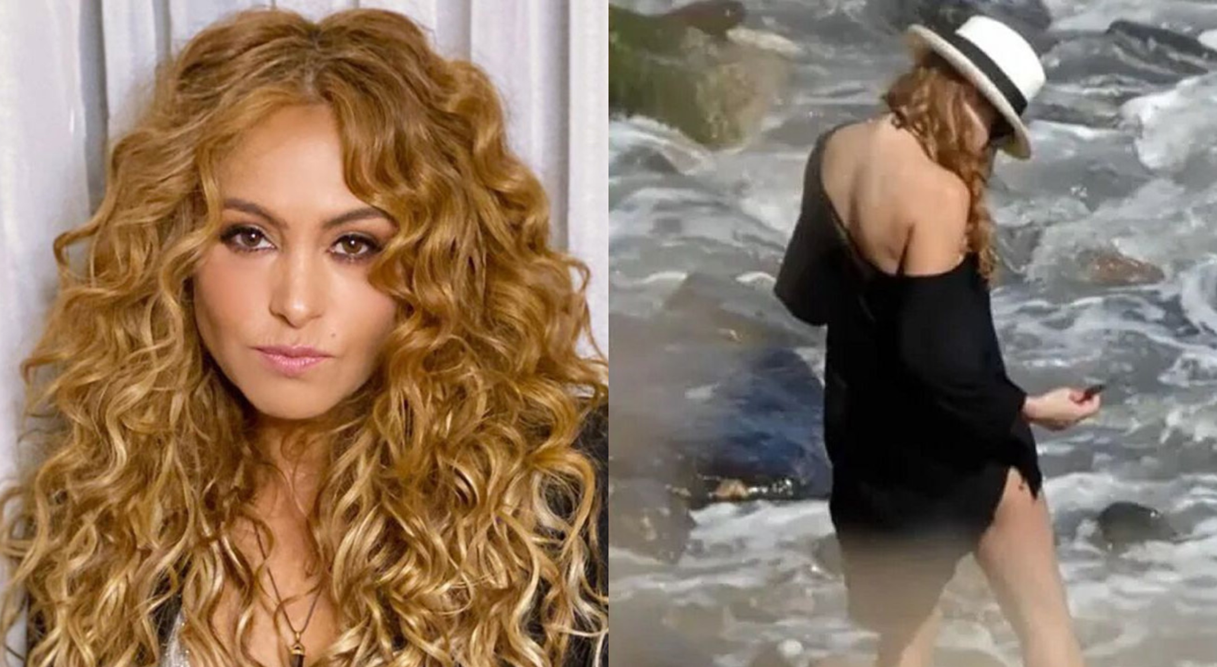 Paulina Rubio rompe el silencio respecto a las supuestas fotos defecando en la playa