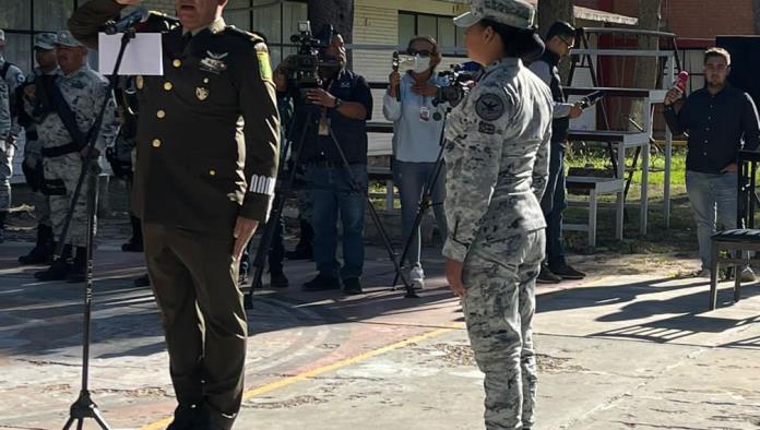 Toma protesta nueva comandante de la GN