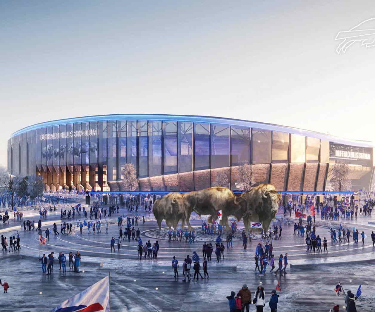 Asi se vera el nuevo estadio de los Bills de Buffalo
