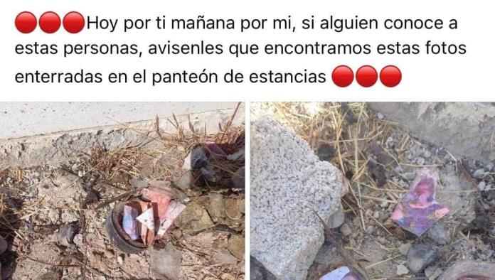 Hallan brujería en Panteón de Estancias