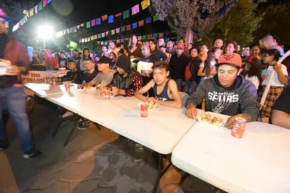 Realizan caravana del terror en Nava 