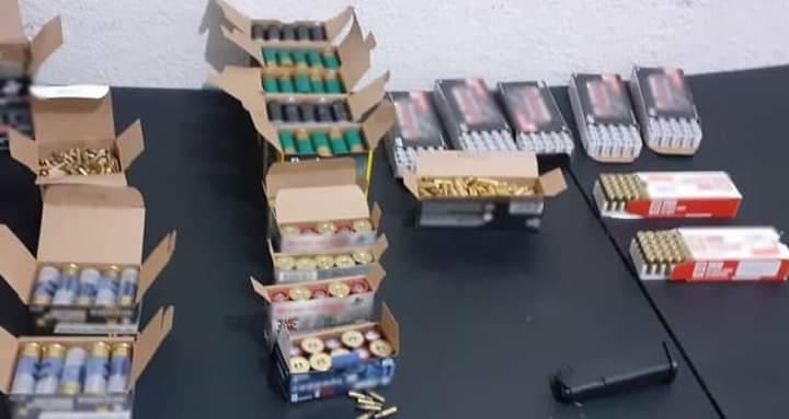 Aseguran 2 mil cartuchos hábiles 