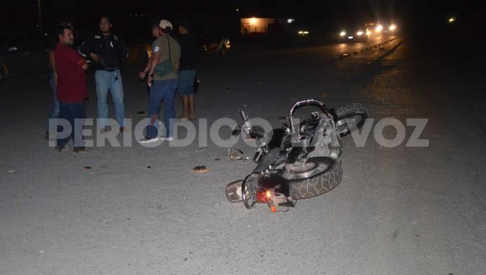 Embiste a motociclista