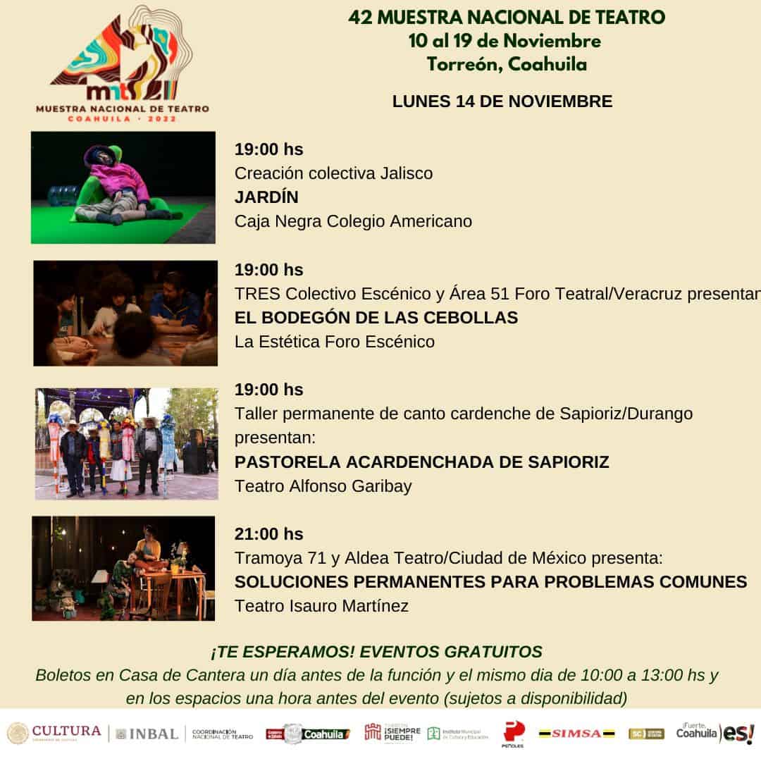 Promueven Muestra Nacional de Teatro