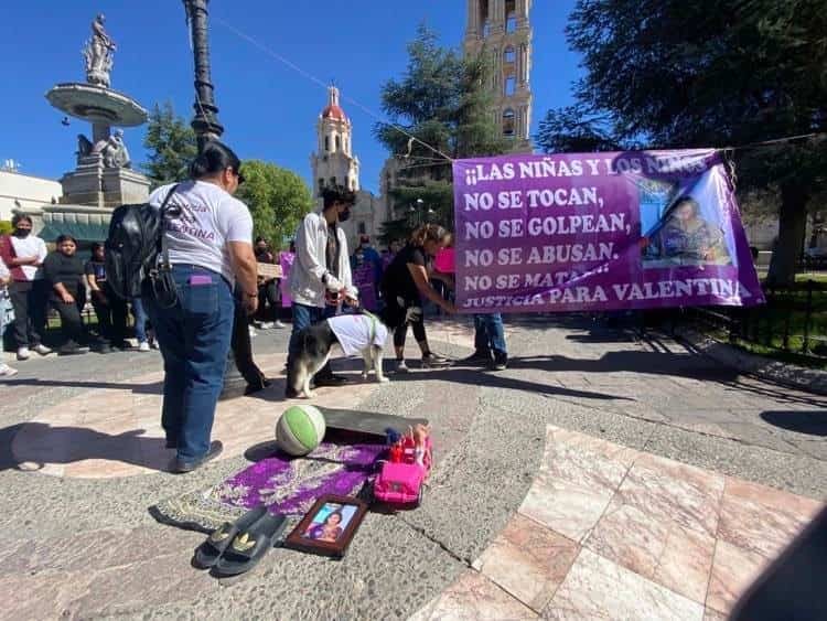 Piden justicia para Valentina