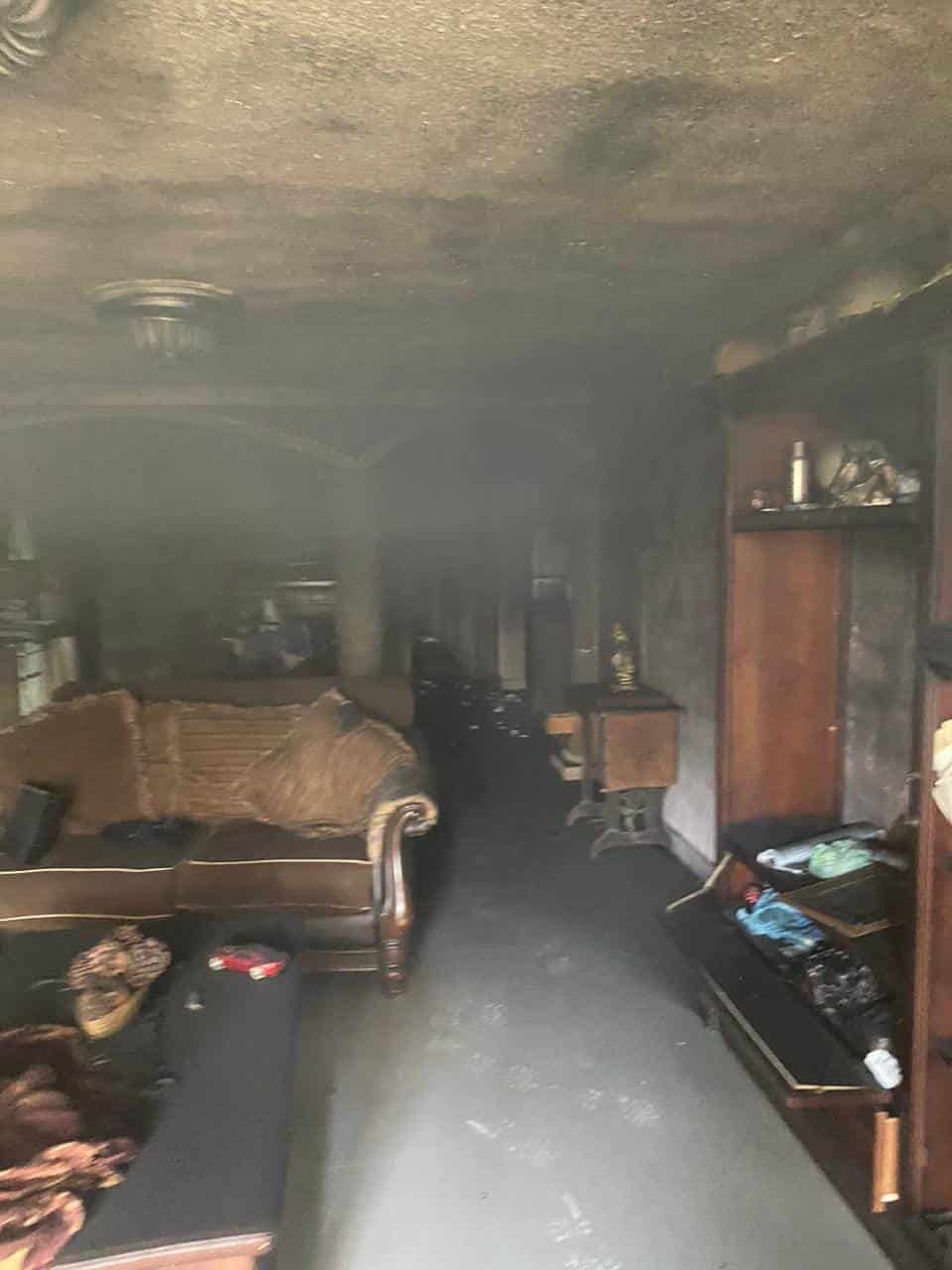 Atienden PC y bomberos incendio a un domicilio 