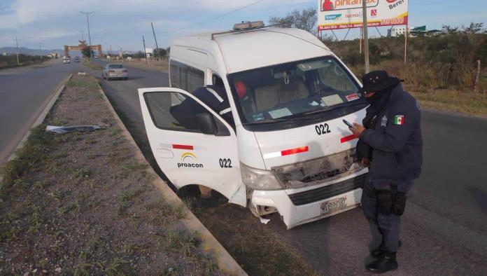 Le cierran el paso y sale de carretera