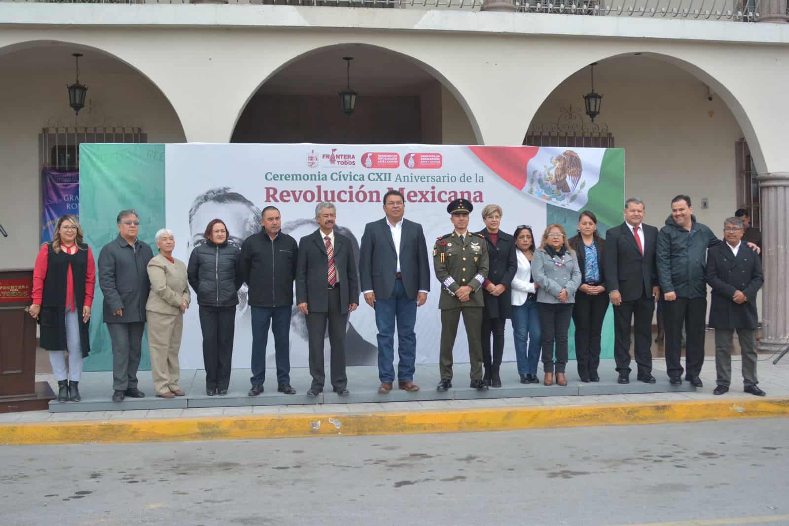 Conmemora Frontera la Revolución