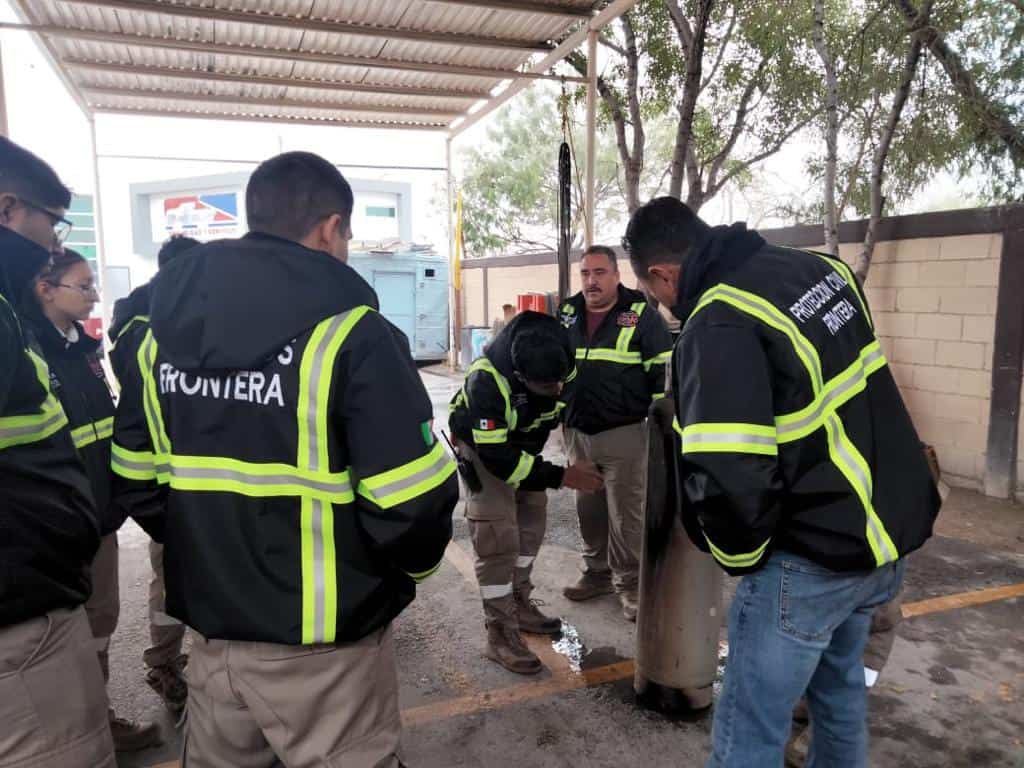Se capacitaron elementos en fugas de gas