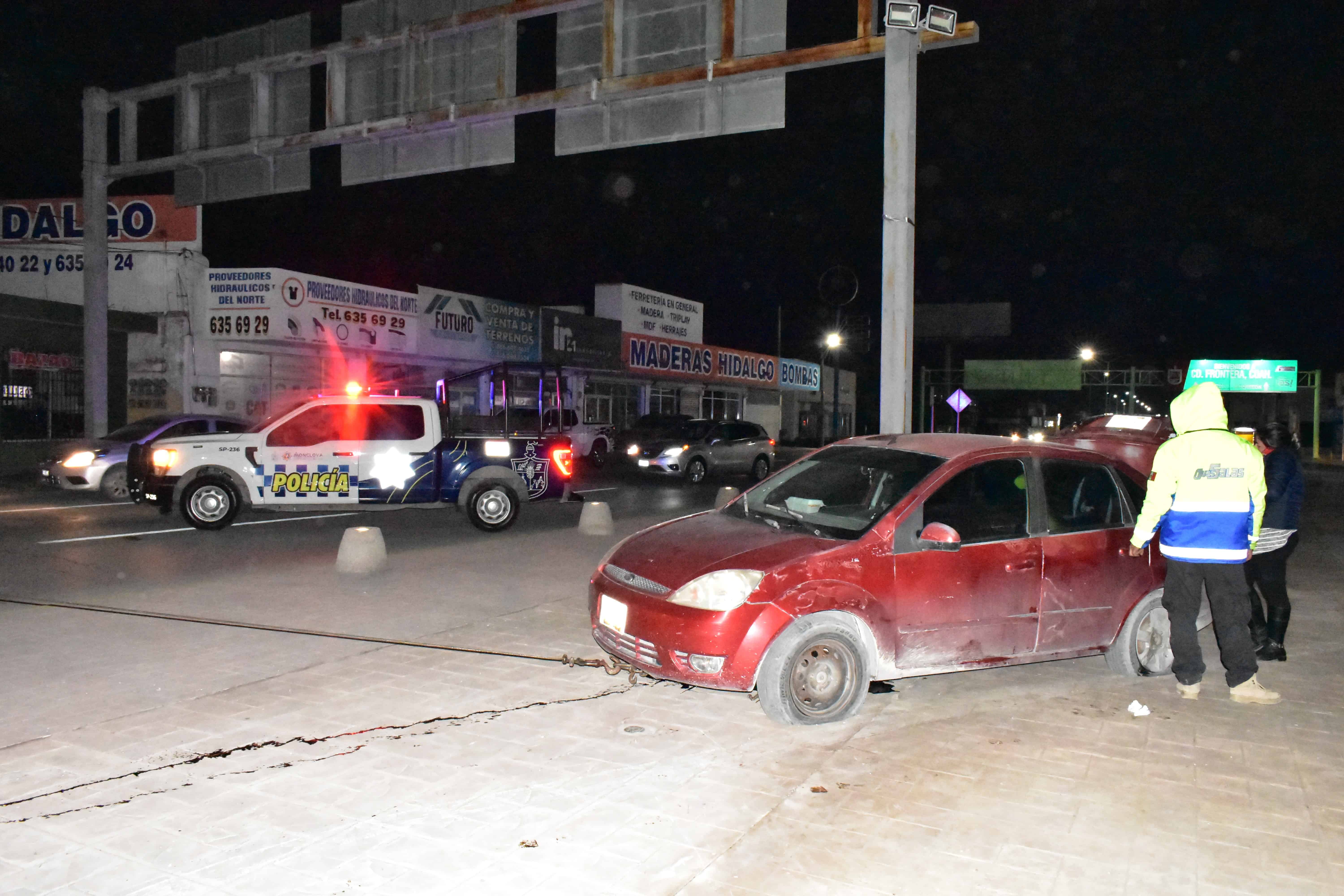 ‘Trepa’ auto a placita