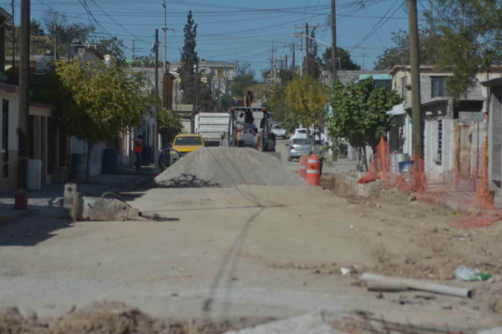 Avanza el drenaje pluvial en la Borja