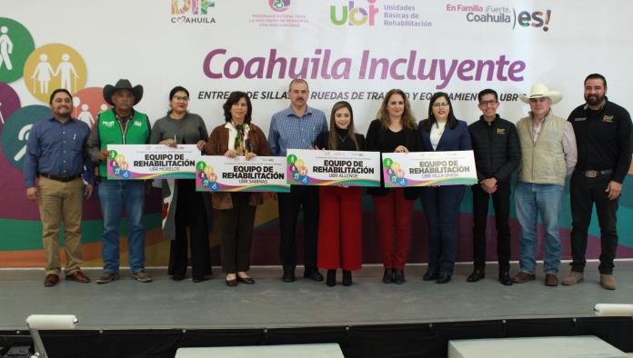 Entregan equipamiento a las UBR´s de la región 