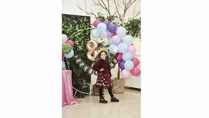 Camila cumple 8 años