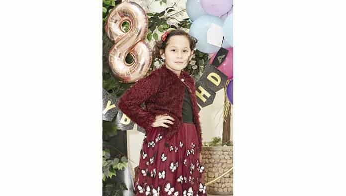 Camila cumple 8 años