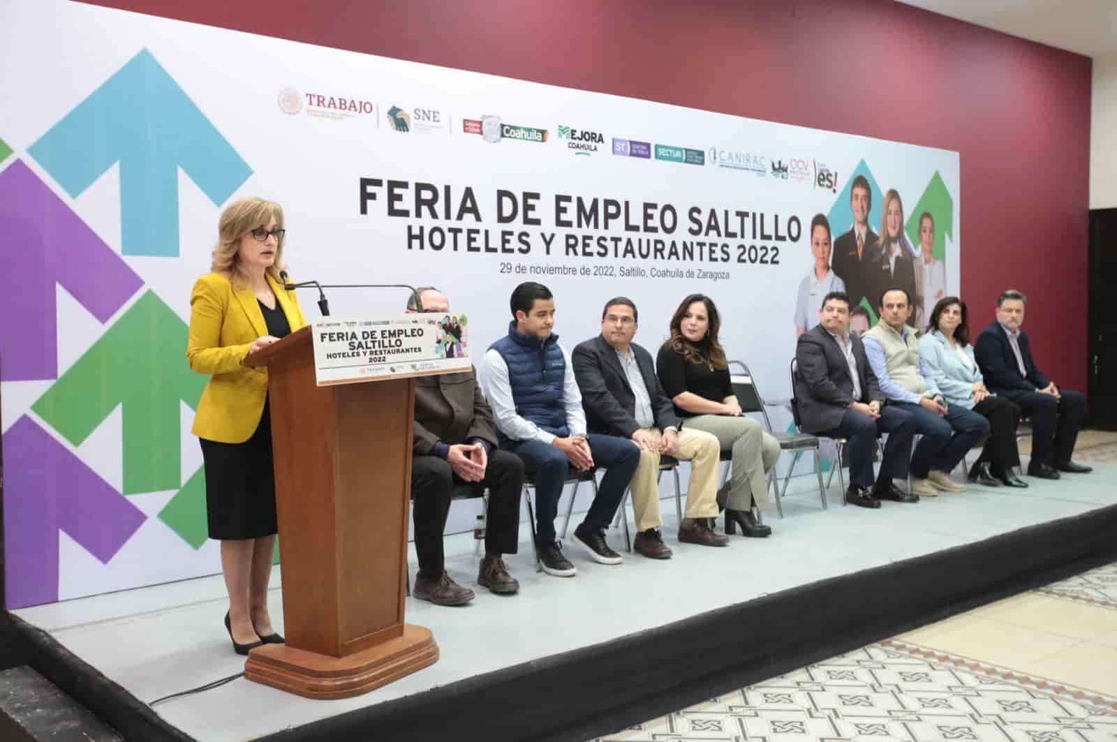 Las Secretarías de Turismo y de Trabajo en Coahuila ofertan 500 vacantes en el sector turístico.
