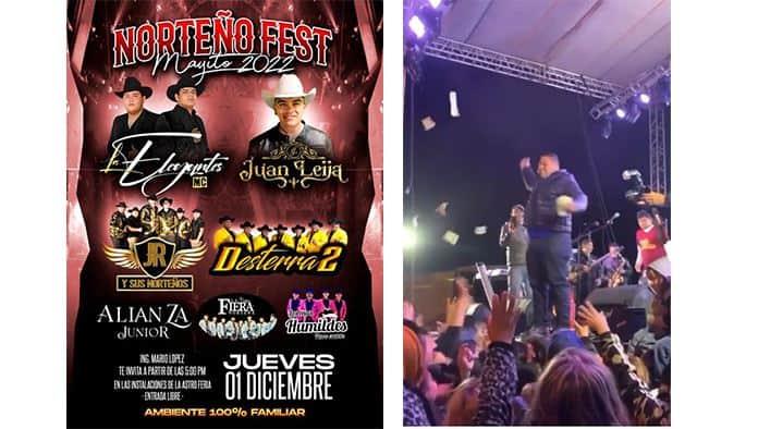 VIDEO: #LordBilletes Mayito López avienta dinero a asistentes a su fiesta de cumpleaños