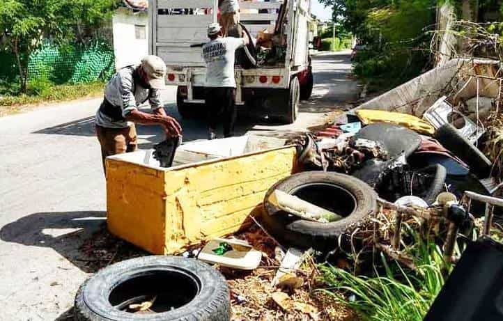 Retiran 100 toneladas de cacharros en Allende 